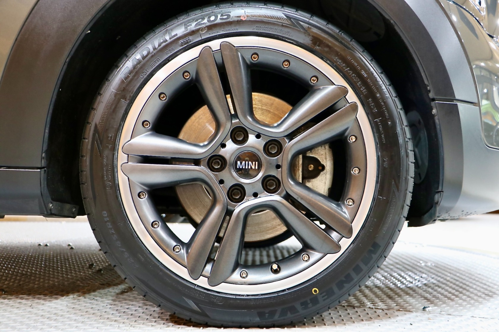 R60 ミニクーパー 5スター ダブルスポークコンポジットR127 4本セット R60 ミニクーパー 5スター ダブルスポークコンポジットR127 4本